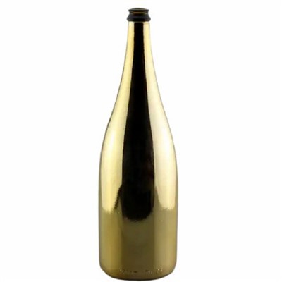 Мини златни бутилки за шампанско